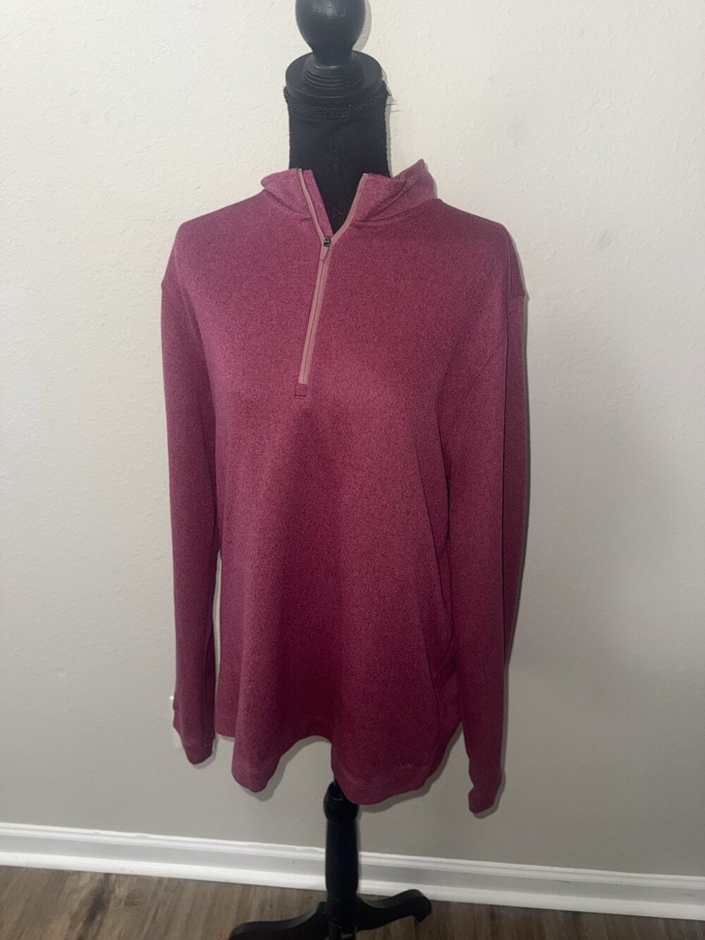 Rhone Commuter 1/4 Zip Sweater Mens Large Long Sleeve Stretch Pullover